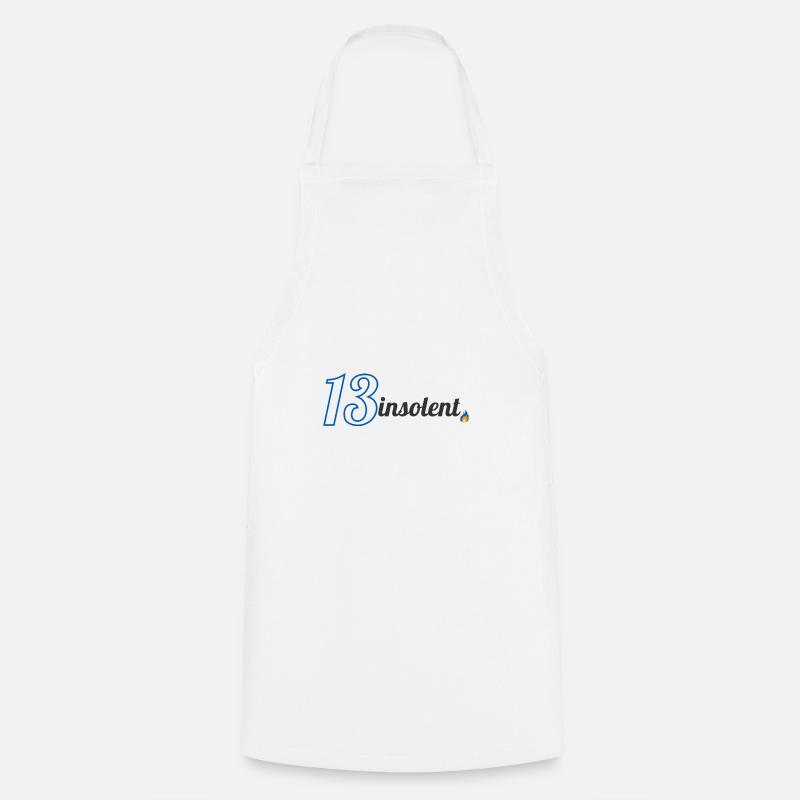 13insolent - Tablier de cuisine - blanc