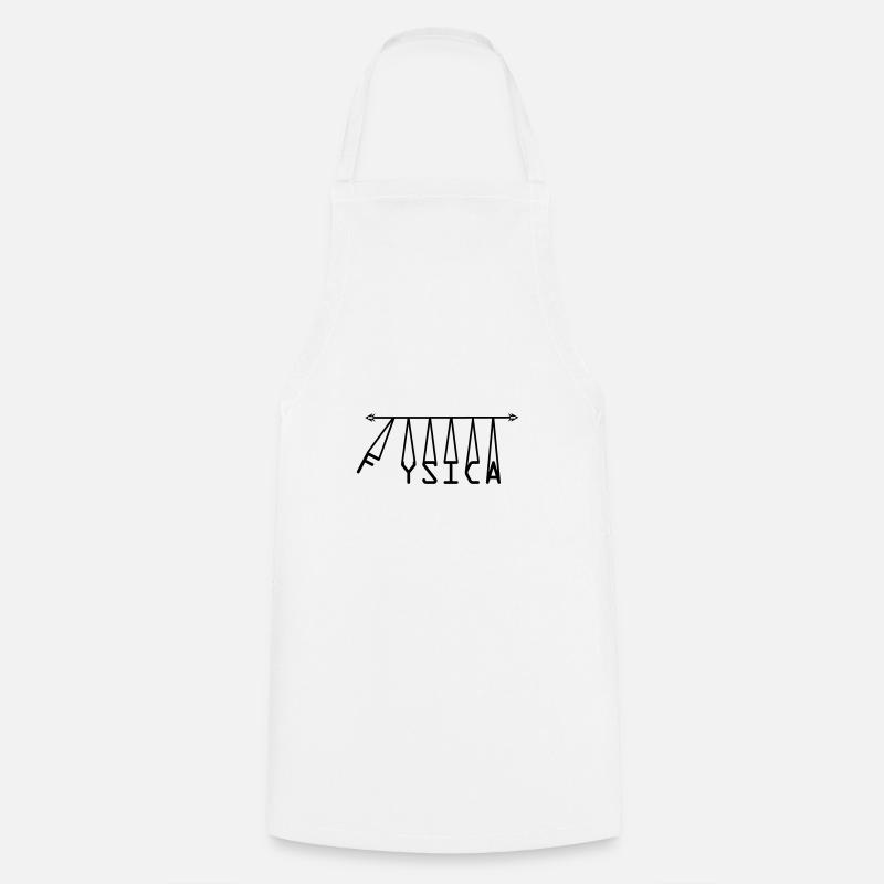 Physique - Tablier de cuisine - blanc