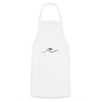 Vague vague Surf Eau Rat Surfer - Tablier de cuisine - blanc - Devant - AI Model Male 185 dark (185cm)