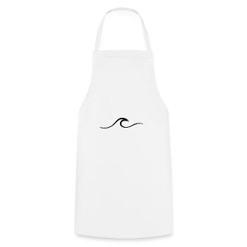 Vague vague Surf Eau Rat Surfer - Tablier de cuisine - blanc - Devant - AI Model Male 185 dark (185cm)