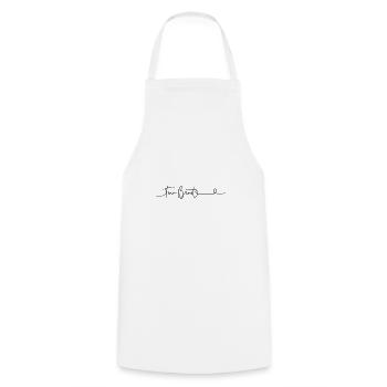 Team Braut JGA Schriftdesign - Kochschürze - Weiß - Vorne - AI Model Male 185 dark (185cm)