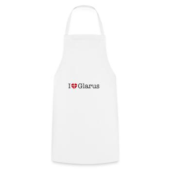 J’adore Glaris - Tablier de cuisine - blanc - Devant - AI Model Male 185 dark (185cm)