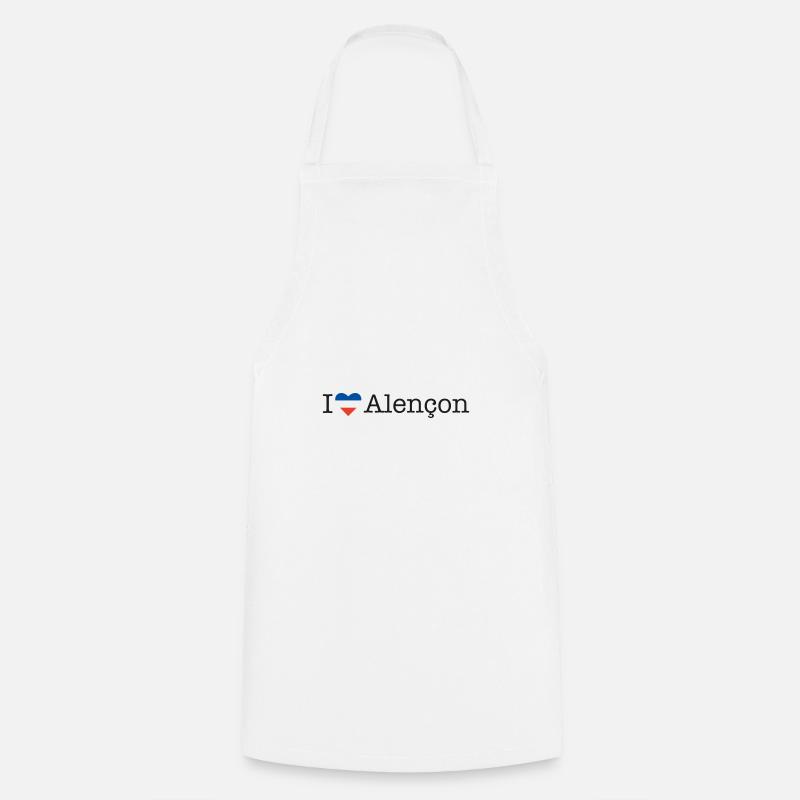 J’adore Alençon - Tablier de cuisine - blanc