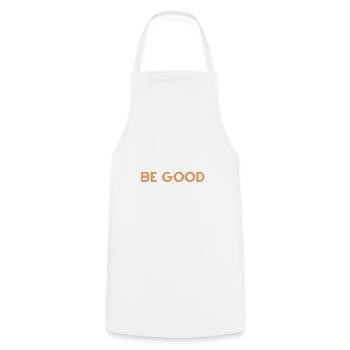 Soyez bon - Citation chrétienne - Tablier de cuisine - blanc - Devant - AI Model Male 185 dark (185cm)