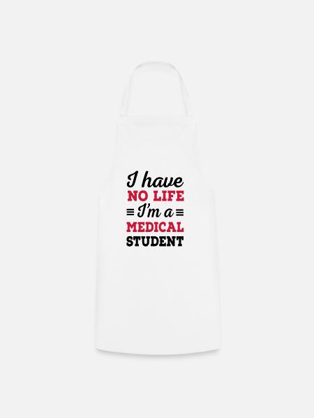 Medizinstudent - Kochschürze - Weiß