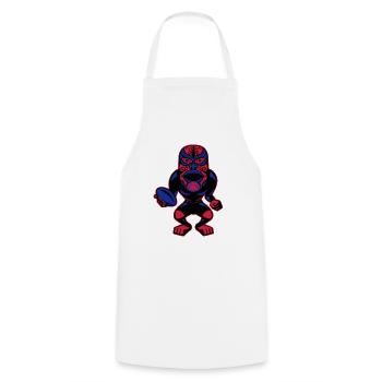 mask_blak - Cooking Apron - white - Front - AI Model Male 185 dark (185cm)