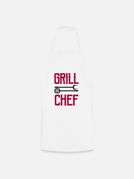 grill chef - Kochschürze - Weiß