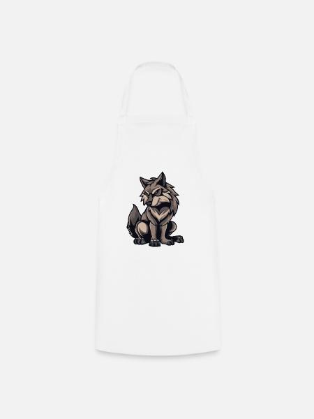 wolf - Kochschürze - Weiß