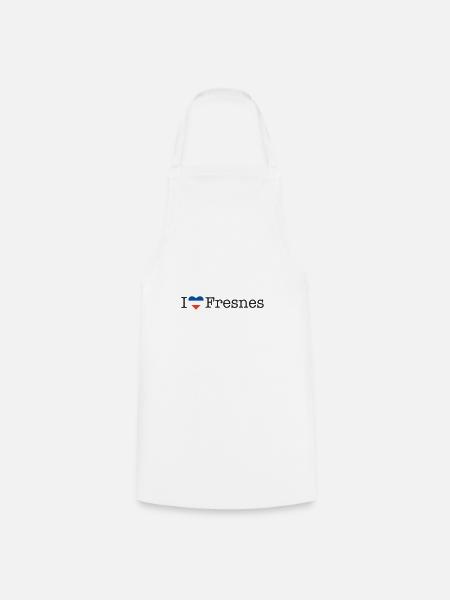 I love Fresnes - Kochschürze - Weiß