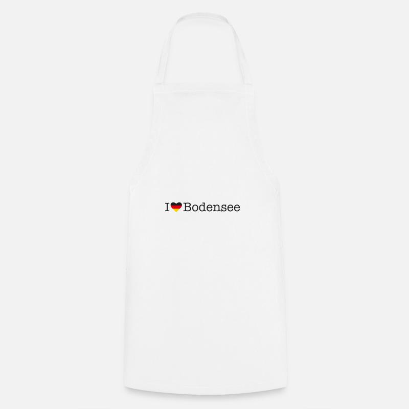I love Bodensee - Kochschürze - Weiß