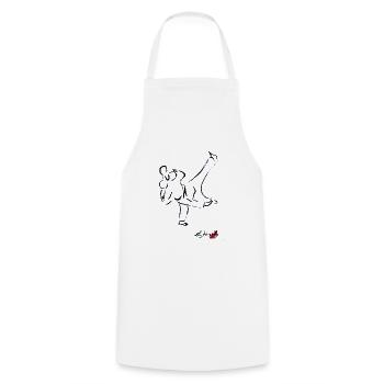 HARAI TSURIKOMI ASHI - Tablier de cuisine - blanc - Devant - AI Model Male 185 dark (185cm)