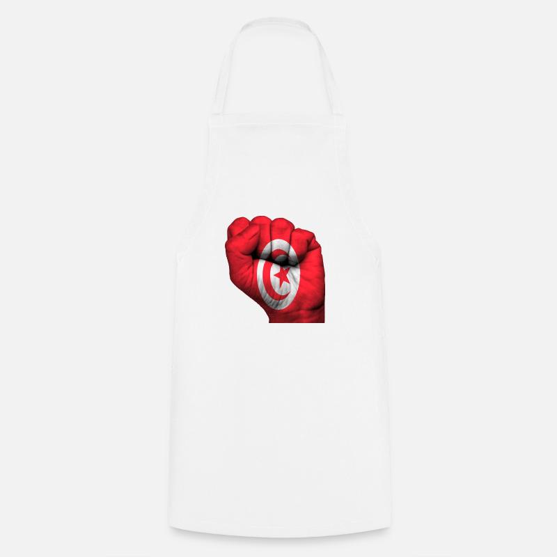 Fist Tunisie - Tablier de cuisine - blanc