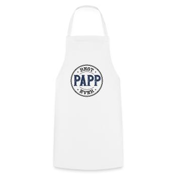Bester Papp aller Zeiten - Kochschürze - Weiß - Vorne - AI Model Male 185 dark (185cm)
