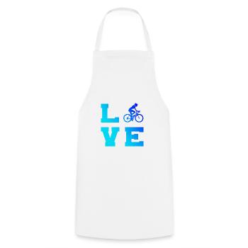 Cyclisme Vélo Homme Vélo Cyclisme - Tablier de cuisine - blanc - Devant - AI Model Male 185 dark (185cm)