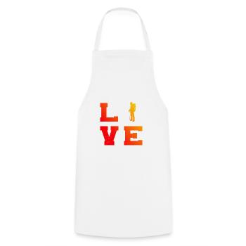 Escalade Bloc Bloc Klettern Bloc - Tablier de cuisine - blanc - Devant - AI Model Male 185 dark (185cm)