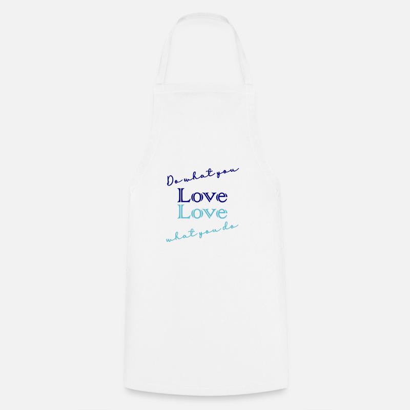 CITATION,CITATIONS,MESSAGE, MESSAGE,HUMOUR - Tablier de cuisine - blanc
