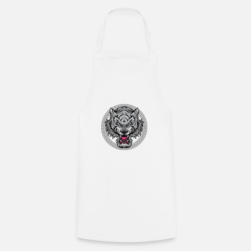 TIGER - Tablier de cuisine - blanc