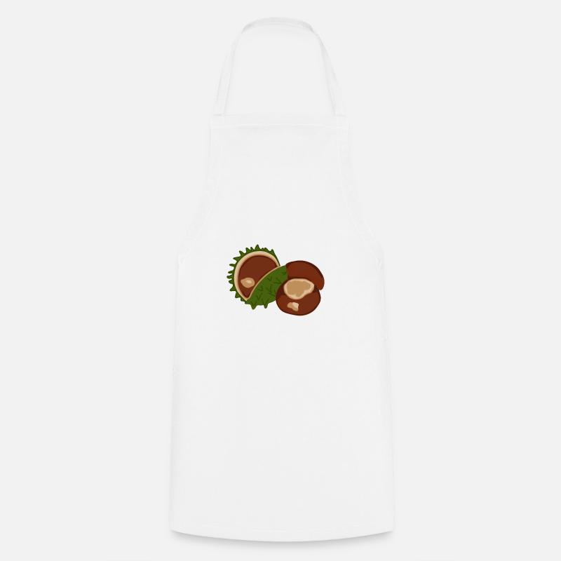 Châtaignier coloré - Tablier de cuisine - blanc