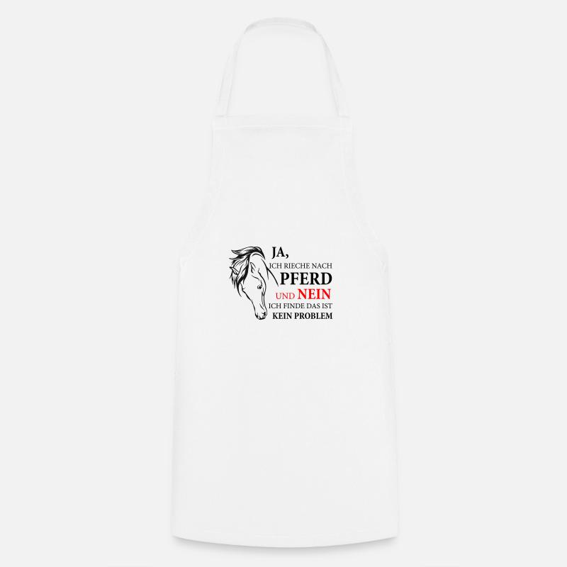 ODEUR du cheval - Tablier de cuisine - blanc