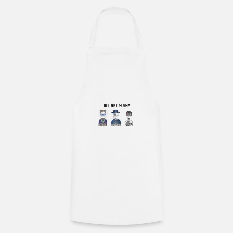 WE ARE MANY - Aliens - Cooking Apron - white