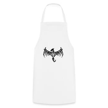 Dragon Tribal - Cooking Apron - white - Front - AI Model Male 185 dark (185cm)