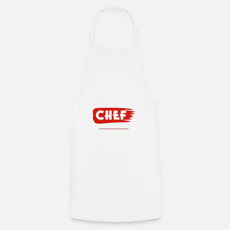 Der Chef macht das schon - Kochschürze - Weiß