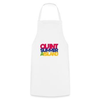 Message to Jaws like rainbow - Cooking Apron - white - Front - AI Model Male 185 dark (185cm)