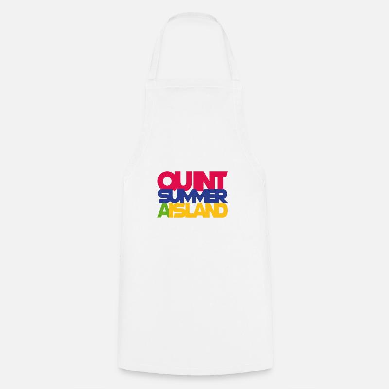 Message aux Dents de la mer comme un arc-en-ciel - Tablier de cuisine - blanc