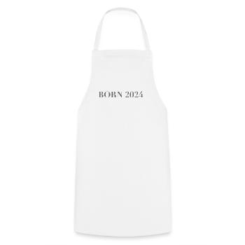 NÉ EN 2024 - Tablier de cuisine - blanc - Devant - AI Model Male 185 dark (185cm)