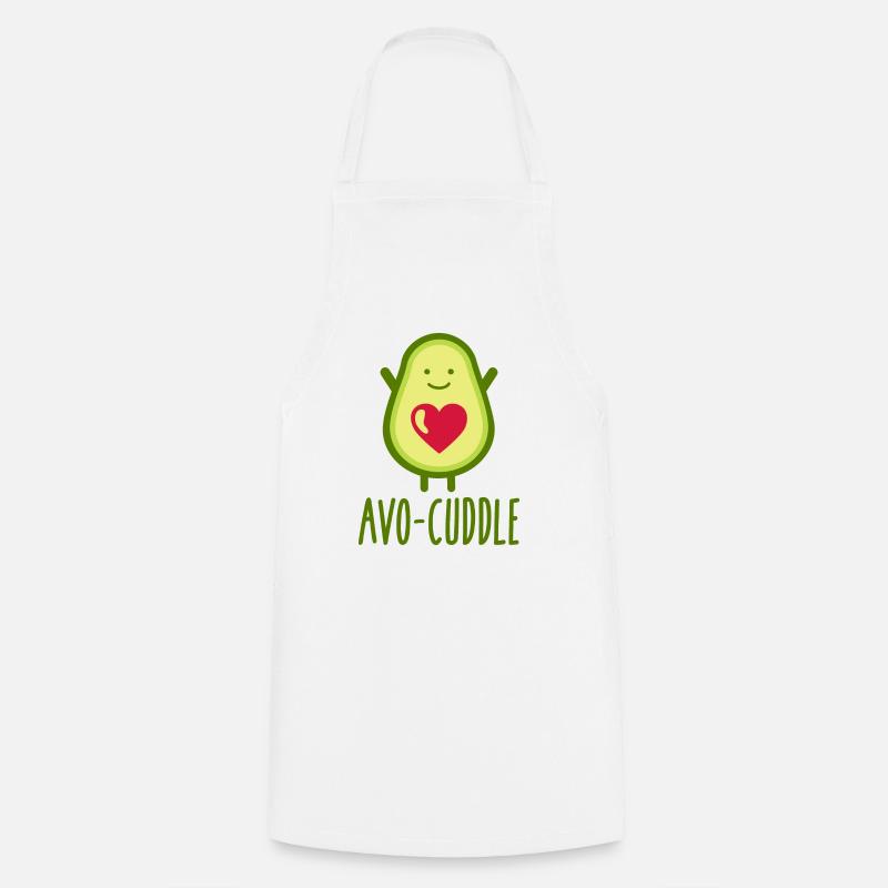 avocado - Cooking Apron - white