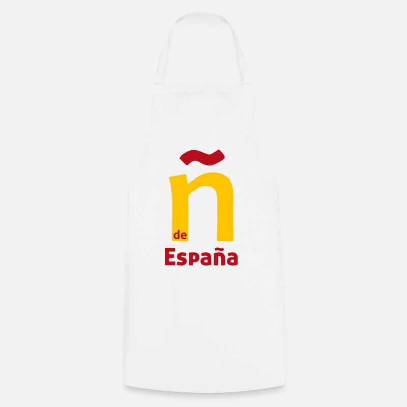 Ñ de España - Tablier de cuisine - blanc