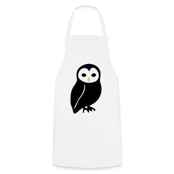 Hibou - Tablier de cuisine - blanc - Devant - AI Model Male 185 dark (185cm)