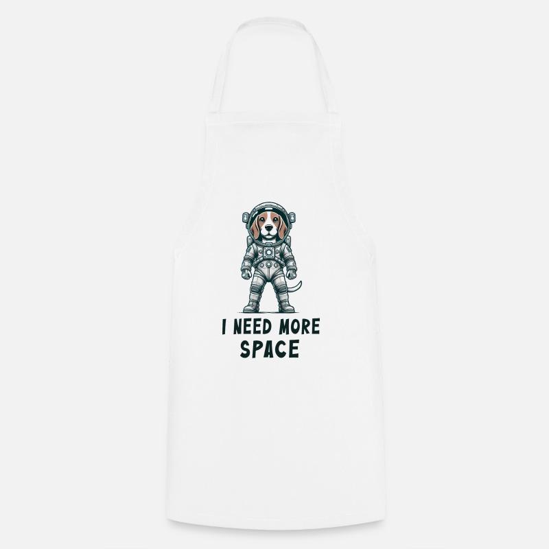 Beagle Astronaut - Kochschürze - Weiß