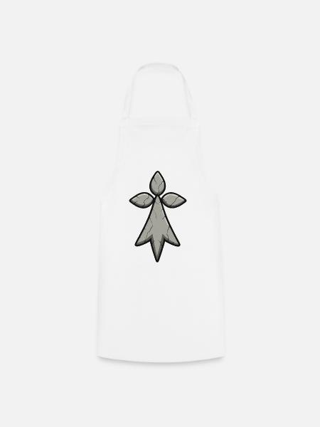 Bretonischer Hermelin Stein Symbol Identität Bretagne - Kochschürze - Weiß