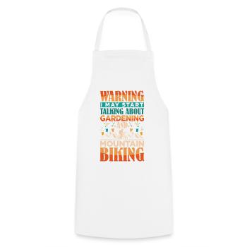 Jardin de VTT VTT - Tablier de cuisine - blanc - Devant - AI Model Male 185 dark (185cm)