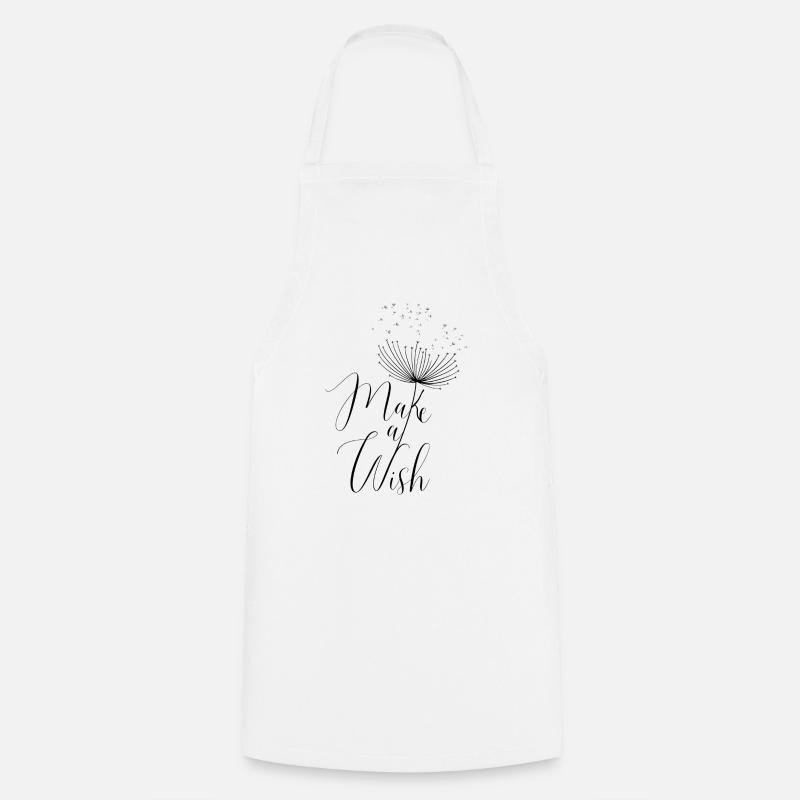 Make a wish! - Cooking Apron - white
