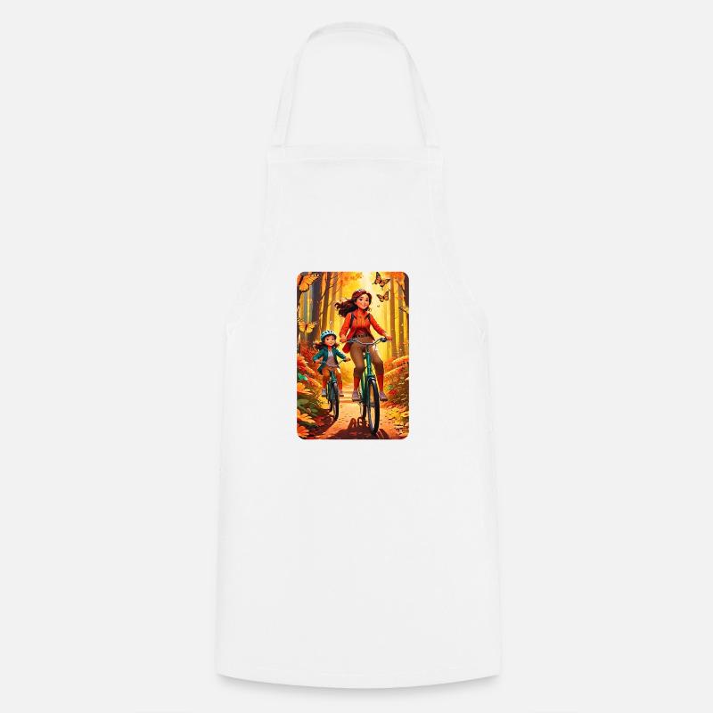 personalisiertes Design-Muttergeschenk - Kochschürze - Weiß