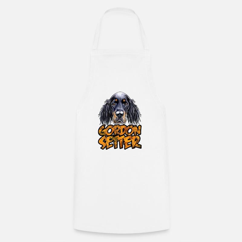gordon setter - Cooking Apron - white