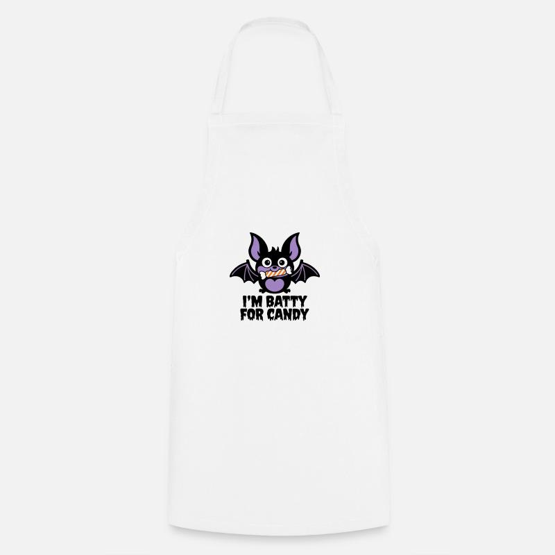 I'm Batty for Candy - Cooking Apron - white