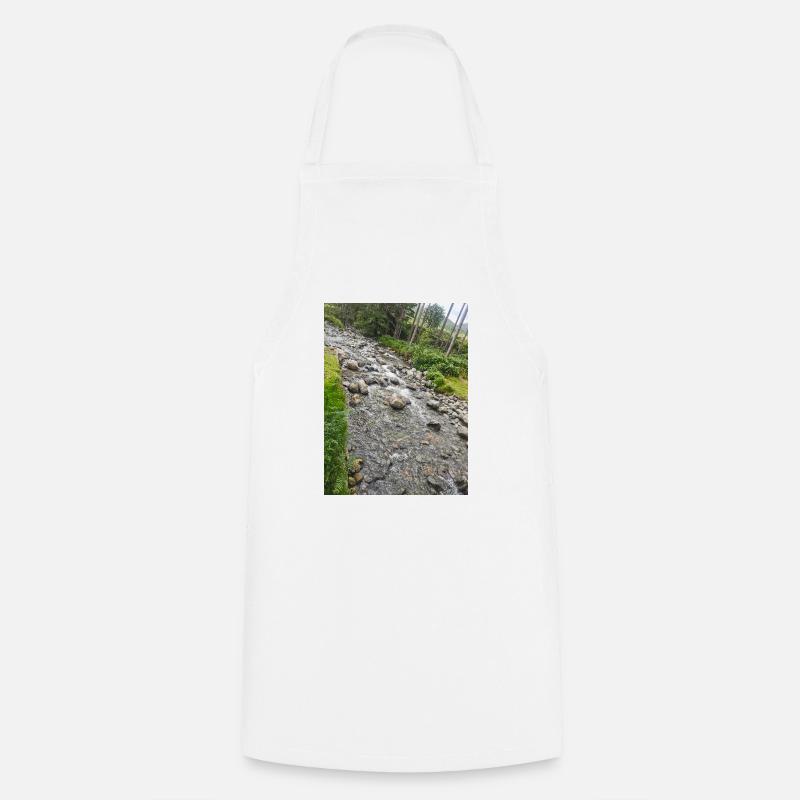 Rocky stream - Cooking Apron - white