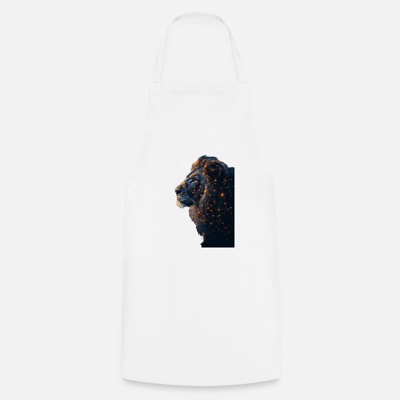Lion - Cooking Apron - white