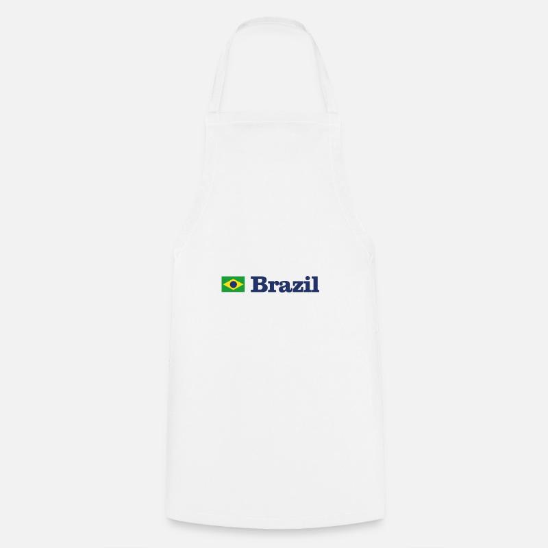 Brazil - Cooking Apron - white