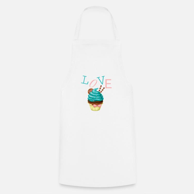 Cupcake - Cooking Apron - white