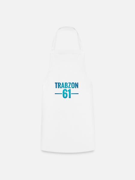 Trabzon 61 Logo - Kochschürze - Weiß