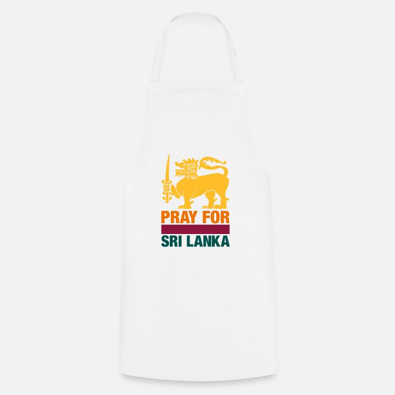 Sri Lanka - Kochschürze - Weiß