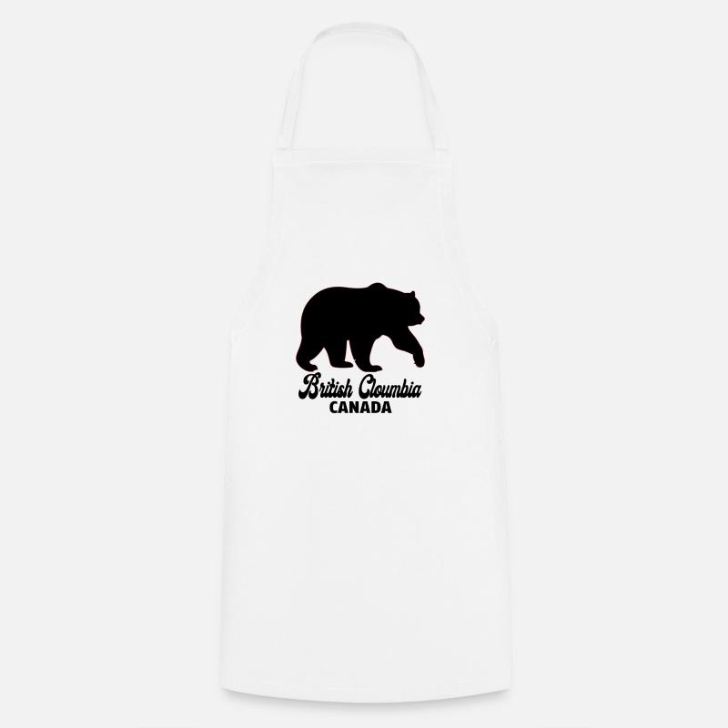 Cloumbia britannique Canada - Tablier de cuisine - blanc