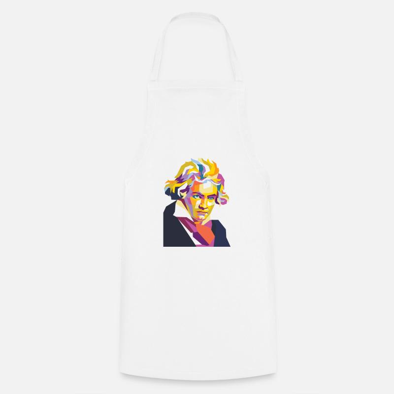 Beethoven gift - Cooking Apron - white