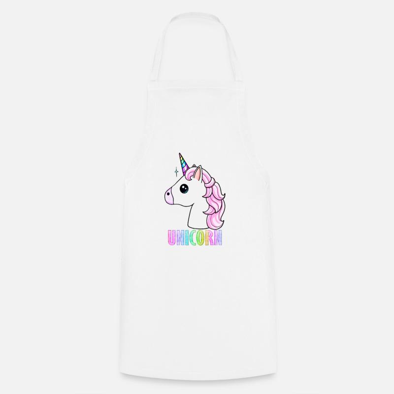 Unicorn - Cooking Apron - white