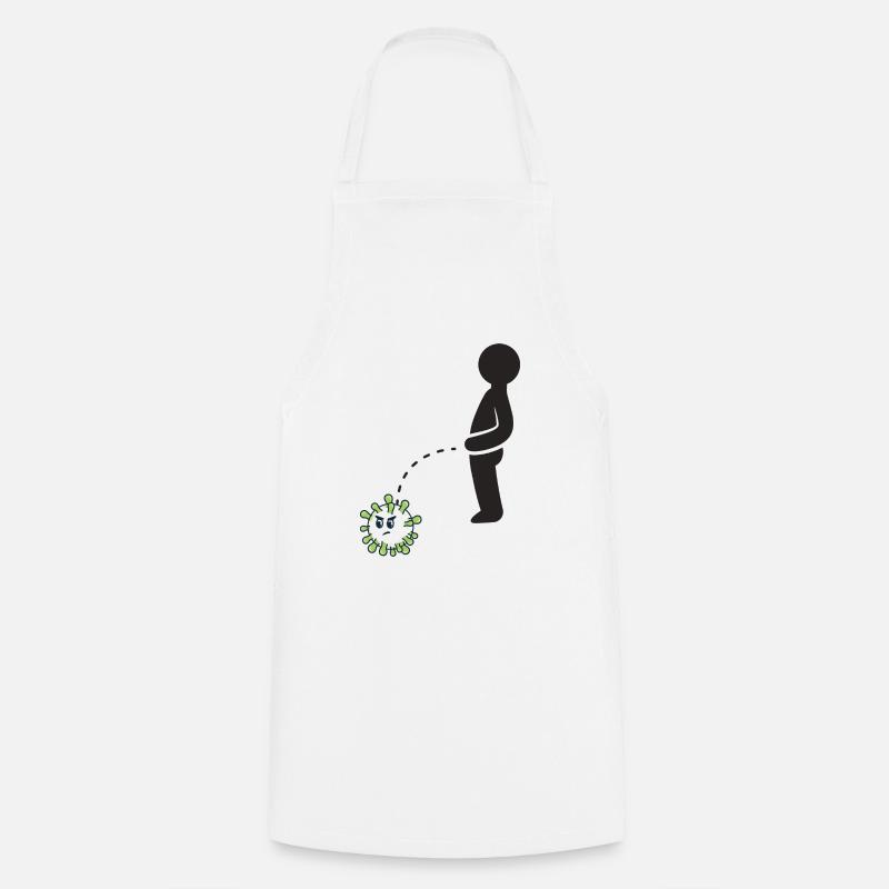 Virus - Tablier de cuisine - blanc