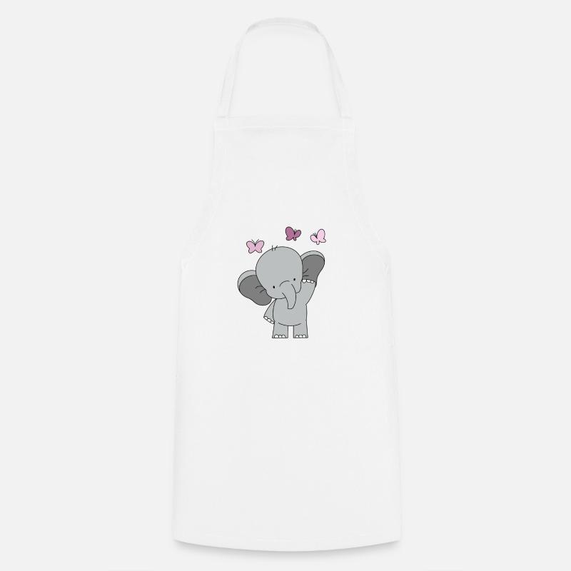Bébé Rose 💗💗 - Tablier de cuisine - blanc